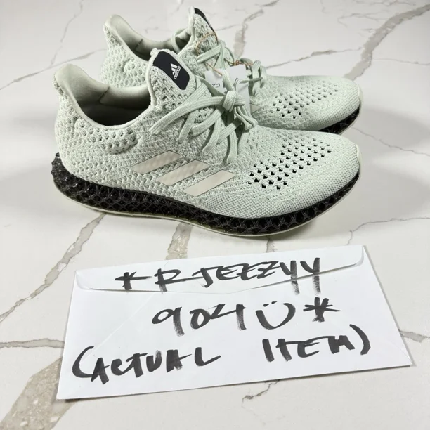 $220 Mens Size 7 Ad-id-as 4D Futurecraft Running Shoes GX6603 Mint Linen Green