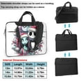 thumbnail image 2 of Funda para portátil de 14 pulgadas, funda para computadora de Pesadilla antes de Navidad, funda para portátil, bolsa tipo mensajero para PC, funda para tableta, funda de neopreno con asa., 2 of 8