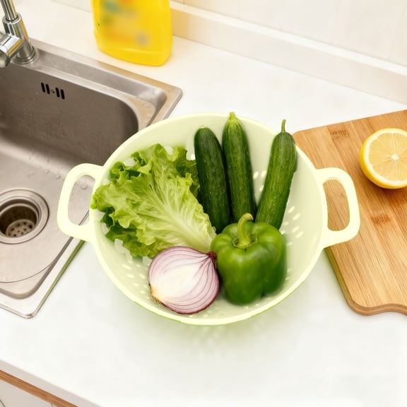 7.6 Inch Mini Food Colander with Double Handles for Fruit Vegetable
