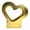 Gold, variant on Heart Shaped Bouquet Box with Handle, Empty Gift Box for Wedding, Bridal & Engagement, 11.81×11.61in, Multi-Color Packaging Supply