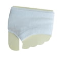 thumbnail image 1 of Calcetines de media punta abiertos antideslizantes para la parte delantera del pie para sandalias de verano, , gimnasio en casa Blanco, 1 of 10