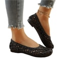 thumbnail image 3 of Women Hand Woven Hollow Slip-on Flat Shoes, Breathable Cutout Closed Toe Casual Walking Flats, Non-slip Lightweight Summer Daily Loafers, 4 Colors Available, 3 of 5