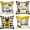 Bee, variant on Summer Bumble Bee Happy Bee Kind Decorative Throw Pillow Covers 16 x 16 Set of 4, Spring Black White Buffalo Plaid Honey Cushion Case Decor, Welcome to Our Home Farmhouse Decoration
