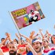 thumbnail image 4 of Silvestre y Piolín Bandera impresa con temática, regalo perfecto para fanáticos, amigos y familiares, y adecuada para actividades al aire libre e interiores, decoraciones de fiesta. 90 cm × 150 cm., 4 of 6