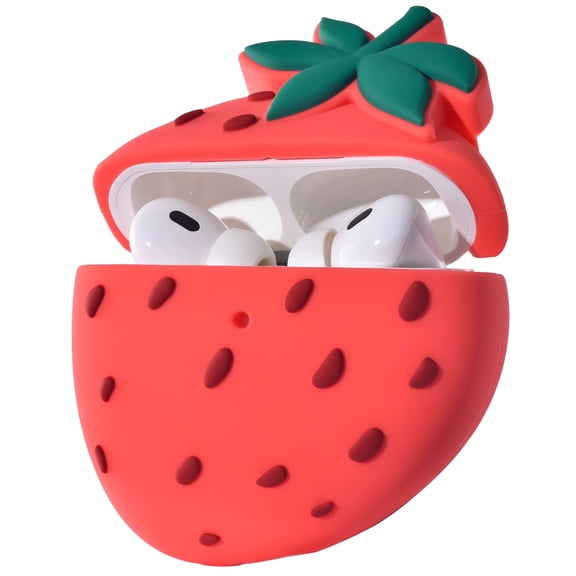 Posh Tech Strawberry Silicone Case for Apple AirPods Pro