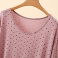 thumbnail image 5 of Women's Short Sleeve Nightgown Crew Neck Ruffle Cuff Polka Soft Comfortable Loose Midi Breathable Cute Loungewear Dress XXL, 5 of 8