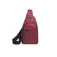 thumbnail image 2 of Mochila Tipo Bandolera - Bolsa de Pecho para Viaje y Senderismo en Tela Oxford con Puerto de Carga USB, Bolsillo Frontal, Paquete de Hombro Cruzado Multicapa, Ligera y Unisex para Exteriores., 2 of 8