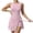 Pink, variant on Hvogkswy Workout Jumpsuits for Women Solid Crew Neck Sleeveless Stretchy Romper Breathable Quick-Dry Athletic Yoga Jumpsuit