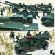 thumbnail image 5 of 63 piezas de de acción juguete Playset tanques, camión y cohete accesorios exhibición Micro, 5 of 9