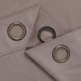 thumbnail image 5 of PHOENIGON Velvet Solid Color Metal Grommets Room Darkening Curtain Panels (Set of 2 ), 5 of 12