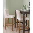 thumbnail image 2 of Abstract Cream Beige Bar Stool Covers Set of 4, Modern Minimalist Graffiti Artwork Stretch Washable Bar Chair Covers with Backs, Removable Pub Counter Height Chair Cover for Kitchen Dining Room Cafe, 2 of 7