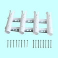 thumbnail image 3 of Nylon Fishing Rod Holder 4 Pole Portable Bracket Tube Tube for Boat Yacht Kayak Garage Storage Side- Accessories Included White, 3 of 9