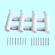 thumbnail image 3 of Soporte de caña de pescar de nailon de 4 postes, soporte portátil, tubo para barco, yate, kayak blanco, 3 of 9