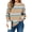 D-Stripe, variant on SPROUTOP Sweatshirt for Women Long Sleeve Crew Neck Pullover Loose Ladies Winter Tops