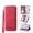 Red, variant on Wallet Case for Honor 400 Flip Phone Case with Card Slots, Cash Pocket, Kickstand, Magnetic Closure & Wrist Strap, TPU Soft Shell Cover Black