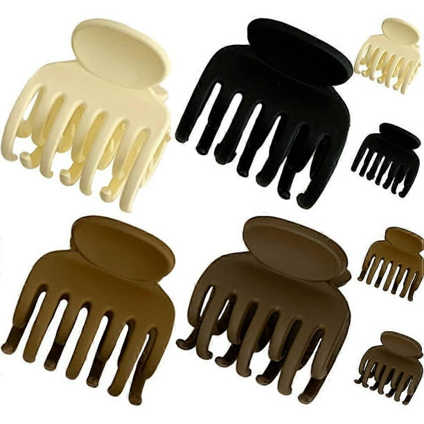 Hair Claw Clips For Women Girls Hair Holding Clips Durable Materials Metal Spring 8Pcs