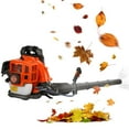 thumbnail image 2 of Floseru Gas Powered Backpack Leaf Blower – 52CC 2-Cycle Engine, 550CFM & 200MPH for Heavy Duty Commercial Lawn Care, Wet Leaf & Debris Removal, 2 of 10