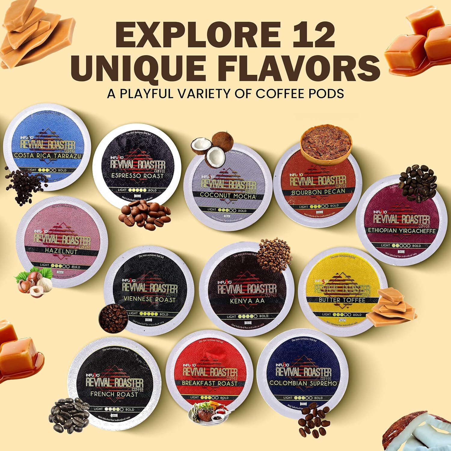 Revival Roaster Coconut Mocha K Cups 96 Count
