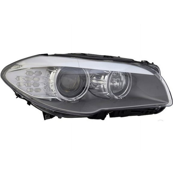 Right Headlight Assembly - Compatible with 2011 - 2013 BMW 535i xDrive Sedan 2012