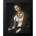 thumbnail image 2 of Cranach, Lucas 12x14 Black Modern Framed Museum Art Print Titled - Lucretia, 2 of 5