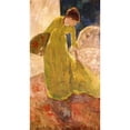 thumbnail image 2 of Cassatt, Mary 15x24 Black Modern Framed Museum Art Print Titled - Woman Standing Holding A Fan 1879, 2 of 4