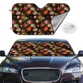 thumbnail image 2 of Fotbe Colorful Tulips Car Windshield Sunshade | Sun Visor Protector Front Window Shade, Keeps Out UV Rays, Keeps Your Vehicle Cool-Medium, 2 of 7