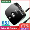 thumbnail image 2 of UGREEN Bluetooth RCA Receptor 5.1 aptX HD 3.5mm Jack Aux Adaptador inalámbrico Música para TV Coche 2RCA Bluetooth 5.0 Receptor de audio Tan Jianjun unisex, 2 of 2