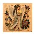 thumbnail image 4 of Fmbmuo Christmas Angle Diamond Art Kits Christmas Pearl Art Canvas Art Canvas Wall Art for Living Room, 4 of 5
