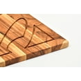 thumbnail image 6 of Aventura Design Super S Shaped Wood Cutting Board for Kitchen, Wooden Serving Boards, Charcuterie Platter, Appetizer Board, Serving Board for Kitchen 14.7"L x 11"W, 6 of 6