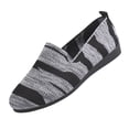 thumbnail image 2 of Round Toe Women's Travel Walking Lightweight Casual Shoes Comfortable Plus Size Daily Wear Spring Summer Gray 6, 2 of 9