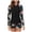 B, variant on CHENge Women's Print Half-Zip Rash Guard, Long Sleeve Two-Piece Swimsuit, UPF 50+ Sun Protection Swimwear for Water Activities