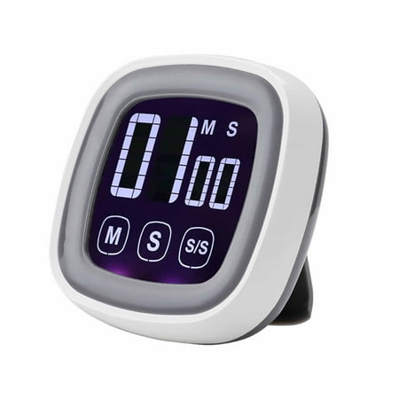 

LWITHSZG Digital Kitchen Timer - Magnetic Countdown Countup Timer with Large LED Display Easy for Cooking Fitness Studying Seniors and Kids to Use