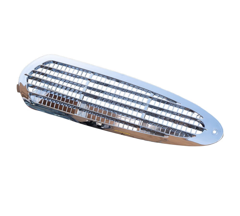 Upper Intake Grille Air Vent Compatible w/ 2002-2018 Freightliner M2 100, 106, 112 Semi Truck, Front Hood Side Air Intake Vent