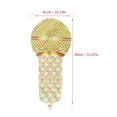 thumbnail image 2 of STRANDCHIC Inflatable Microphone Props Music Theme Balloons Golden Aluminum Film 3Pcs for Fun, 2 of 5