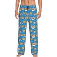 thumbnail image 1 of Balery Corgi Dog Face Pantalones de pijama para hombre, pijama ultraligero, pantalón de descanso-Medium, 1 of 6