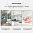 thumbnail image 5 of MLINS Copper Bathtub Drain Stopper with Hair Catcher for Bathroom Use Silver Color Fits Most Tubs 1.5 Inch Diameter, 5 of 8