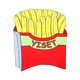 thumbnail image 1 of Toalla De Playa Con Estampado De Patatas Fritas, Hielo Y Frutas, 1 of 4