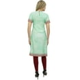 thumbnail image 5 of Bimba Women's Tunic Buddha Print Kurti Kurta Green Casual Summer Clothing-4, 5 of 5