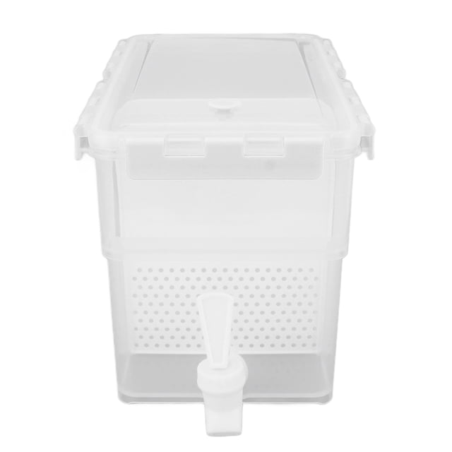 Hervidor Frío para Refrigerador con Grifo Jarra de Agua Fría de Plástico con Infusor de Frutas Dispensador de Bebidas de Gran Capacidad Contenedor de Bebidas con Filtro ANGGREK Otros
