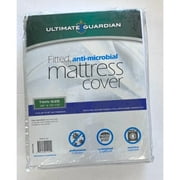 Ultimate Guardian Fitted Polyester Mattress Protector, Queen, Waterproof, Dust Mite Protection