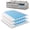 Blue & White-22 x 22 in-Set of 3, variant on Kabum Supports for Sagging Cushions 2-Piece Wave Foam Sofa Slipcovers, Blue White
