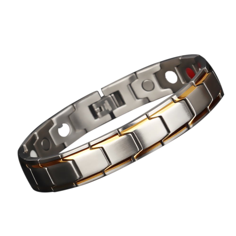 with a Gift Box and a Free Small Gift Titanium Stainless Steel Ladys Fashion Magnetic Bracelet with a Gift Box and a Free Small Gift Titanium Stainless Steel Ladys Fashion Magnetic Bracelet