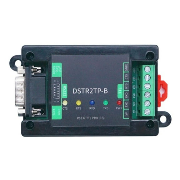 RS232 TTL Converter Module SP3232 Chip Digital Isolator Power Isolation Enhances Stability DB9 Male Port