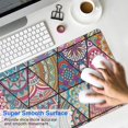 thumbnail image 4 of Long Mouse Pads for Desk,Blue Ethnic Triangle Pattern Desk Mats on Top Of Desks, Desk Mouse Pad Extra Large with 3mm Non-Slip Base and Stitched Edge for Gaming,Office,Work,Home 31.5"x11.8", 4 of 6