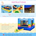 thumbnail image 4 of Casa hinchable Outsunny 2 en 1 con trampolín y piscina, 4 of 9