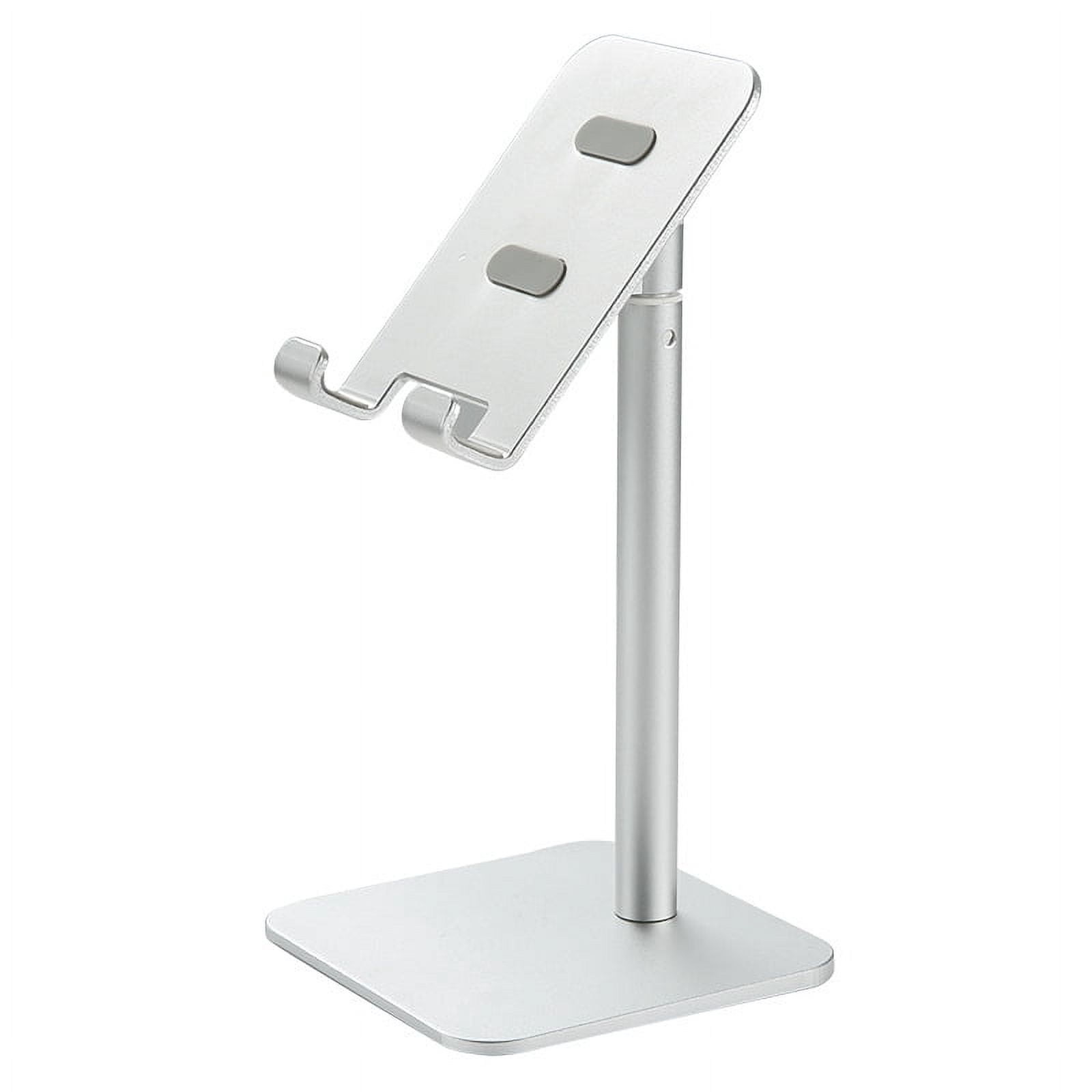Jinsinto Cell Phone Stand Height Angle Adjustable Urmust Phone Stand for Desk Phone Holder silver