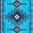 thumbnail image 5 of Flash Furniture Mohave Rectangular Southwestern Black, Grey, Turquoise Area Rug, 2' x 7', 5 of 5