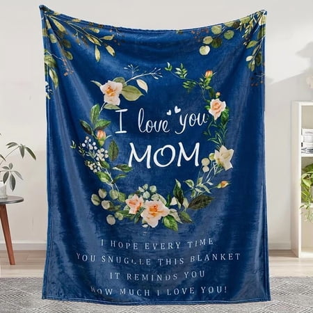 HELLOYOUNG Flannel Throw Blanket Luxuriously Soft Cozy Plush Blanket for Women Birthday Gift for Mom Ideal for Special Occasions Home Decor