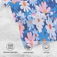 thumbnail image 5 of Yayeee 100% Cotton Hand Towels for Bathroom 16" x 28" Soft Absorbent Kitchen Towel, Blue Daisy, 5 of 7