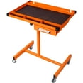 thumbnail image 2 of LuckyNote Adjustable Work Table with Drawer, 220 lbs Capacity Steel Garage Workbench, 34-47.75" Height, 4 Swivel Casters, Portable for Repair Shops DIY, 2 of 15